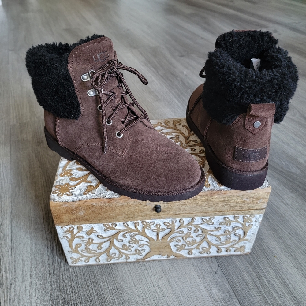 UGG Romely Heritage Lace Suede Boot
